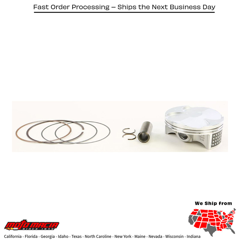 Vertex Piston Kx250f '17 76.95mm Racers Choice 14.7:1 Kawasaki KX250F 17-17