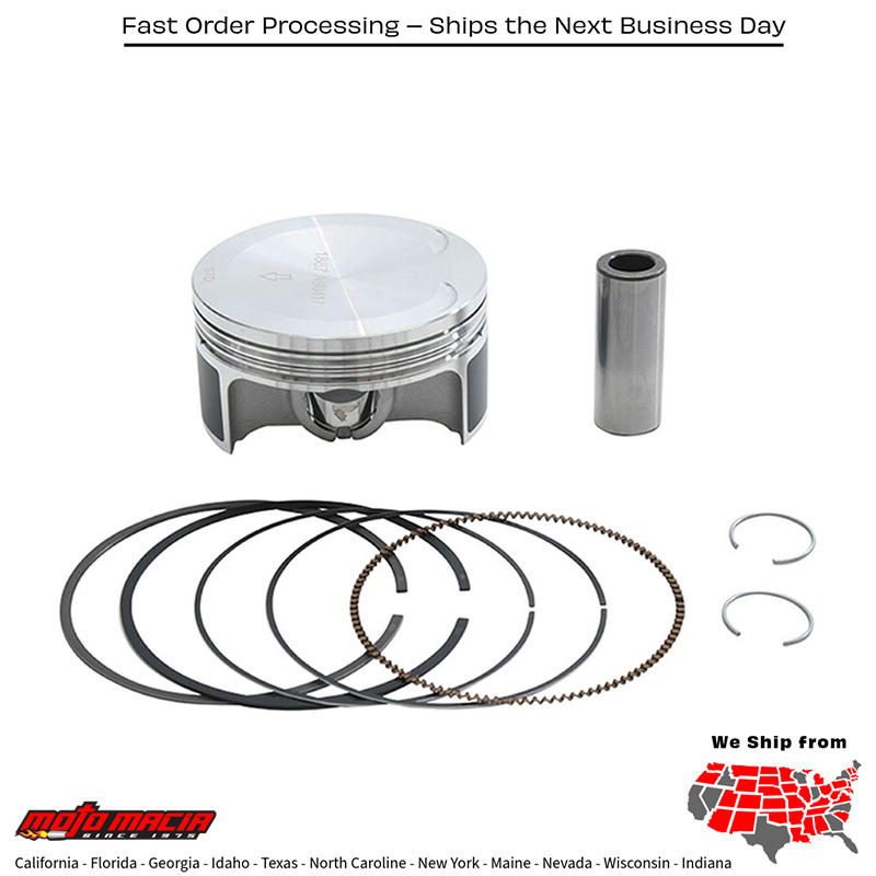Piston Kit Forged 92.95/Std 9.0:1 Polaris RZR XP Turbo EPS 16-18