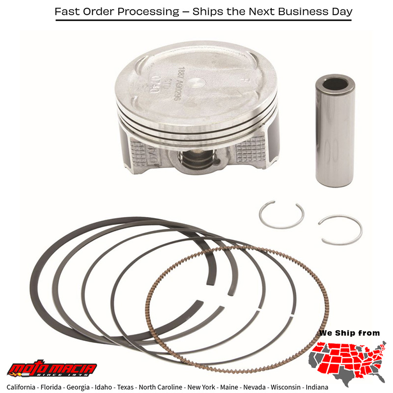 Piston Kit Cast 84.96/Std 10.7:1 Kawasaki KRF 800 Teryx 14-22 Kawa