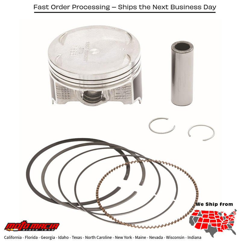 Piston Kit Cast 81.96/Std 9.9:1 Kawasaki KFX 700 04-09 KV