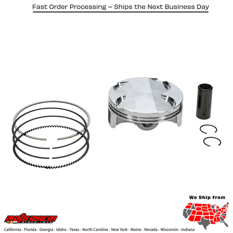 Piston Kit Bb Forged 80.95/+3.0 14.1:1 Kawasaki KX250X 21-24 Kawa