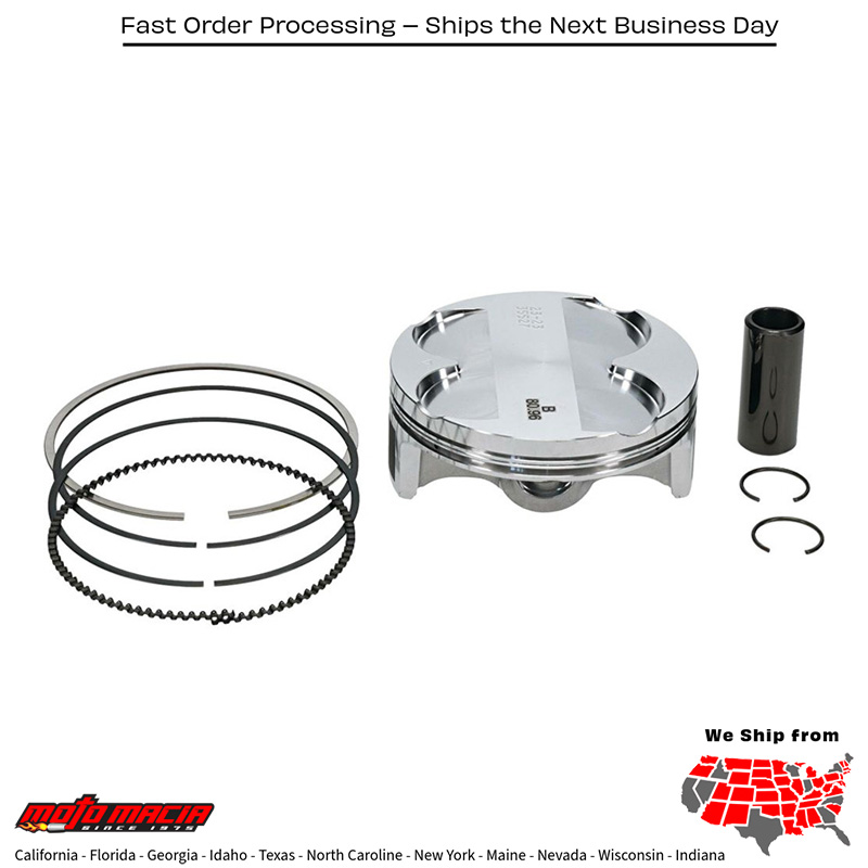 Piston Kit Bb Forged 80.96/+3.0 14.1:1 Kawasaki KX250X 21-24 Kawa