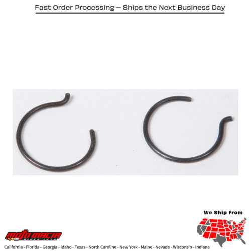 Piston Circlips (Pair) Honda CRF250R 10-13 Kawasaki KX250F 11-14 Suzuki RM-
