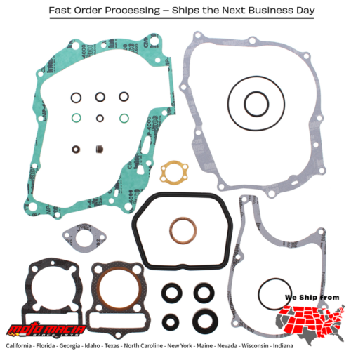 Complete Gasket Set With Oil Seals Honda Xr100r 85-91