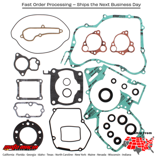 Complete Gasket Set With Oil Seals Honda Cr125r 88-89