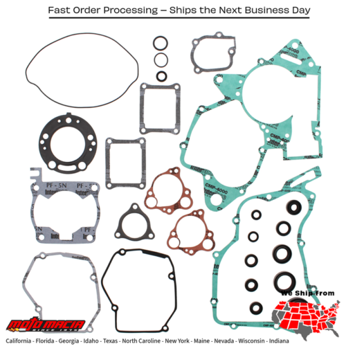 Complete Gasket Set With Oil Seals Honda Cr125r 01-02