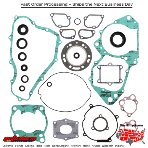Complete Gasket Set With Oil Seals Honda Cr250r 87-87C