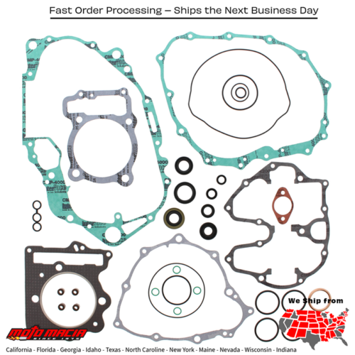 Complete Gasket Set With Oil Seals Honda Xr400r 96-98