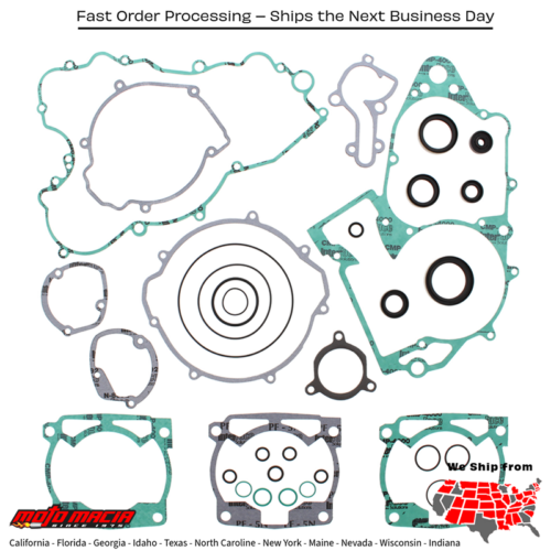 Complete Gasket Set With Oil Seals for KTM 250 SX 00-02 SXS 01-01 2 more