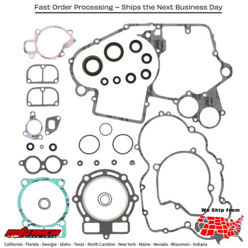 Complete Gasket Set With Oil Seals for Ktm 450 Sx-F 03-06 and 450 Xc-F 04-07