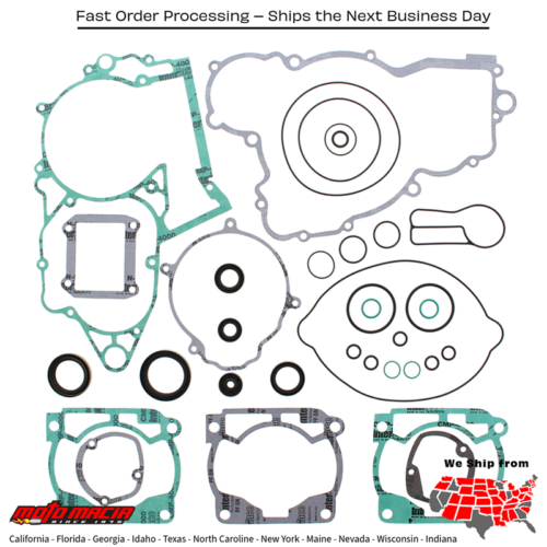 Complete Gasket Set With Oil Seals for Ktm 300 Xc 06-07 and Ktm 300 Xc-W 06-07