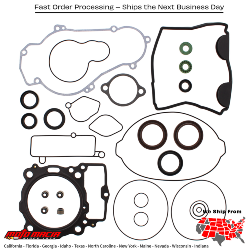 Complete Gasket Set With Oil Seals for Ktm 450 Sx-F 07-12 and 450 Xc-F 08-09