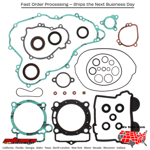 Complete Gasket Set With Oil Seals Ktm 350 Exc-F 12-16 Xc-F 11-12