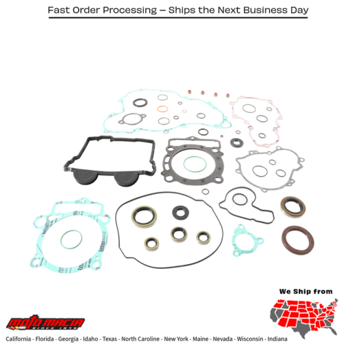 Complete Gasket Set With Oil Seals for Husqvarna Fe 350s 15-16 and Ktm 350 Xcf-W