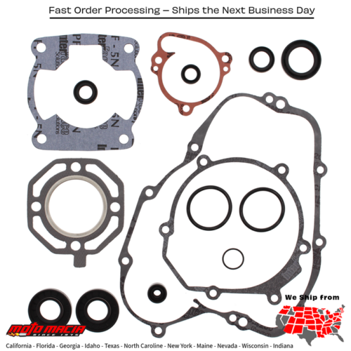 Complete Gasket Set With Oil Seals Kawasaki Kx80 90-90