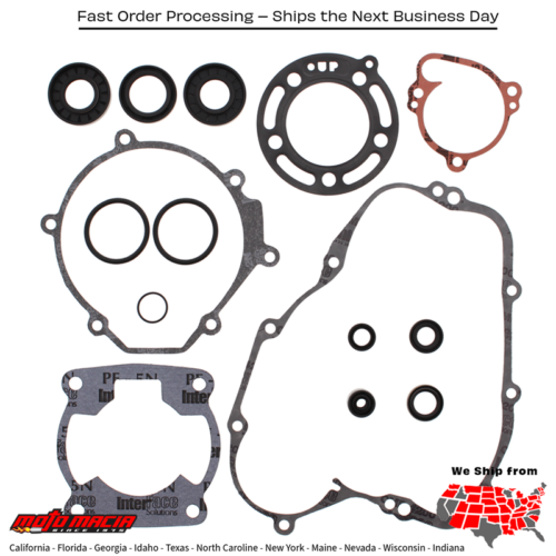 Complete Gasket Set With Oil Seals Kawasaki Kx100 95-97