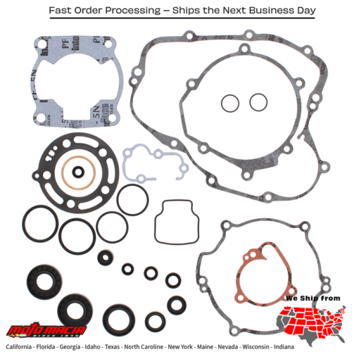 Complete Gasket Set With Oil Seals Kawasaki Kx100 98-05 Suzuki Rm100 03-03