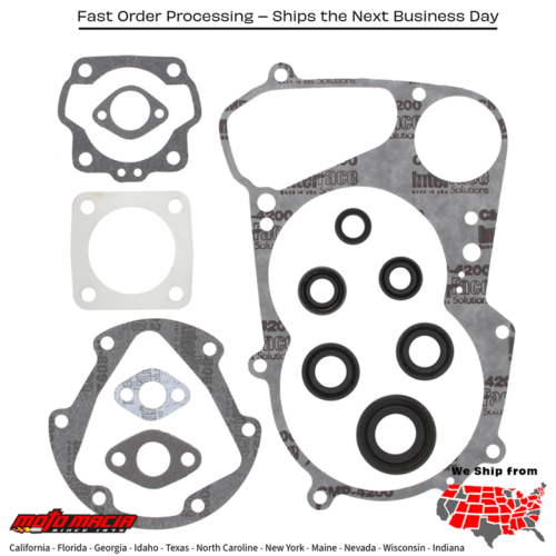 Complete Gasket Set With Oil Seals Kawasaki Kdx 50 03-06 Suzuki Jr50 78-06