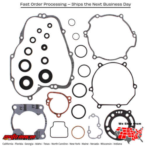 Complete Gasket Set With Oil Seals Kawasaki Kx85 07-13 Big Wheel Model