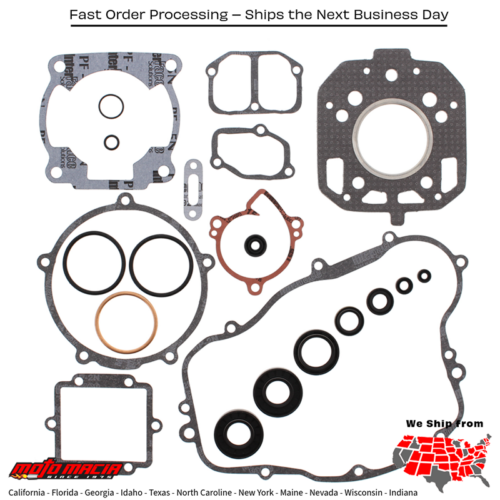 Complete Gasket Set With Oil Seals Kawasaki Kx125 85-86