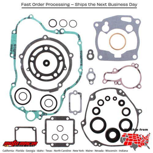 Complete Gasket Set With Oil Seals Kawasaki Kx125 92-93