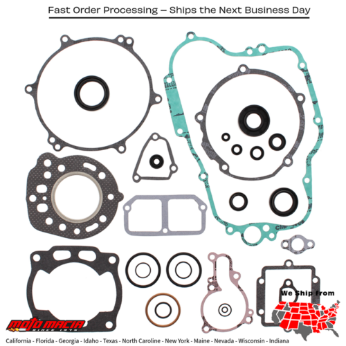 Complete Gasket Set With Oil Seals Kawasaki Kx125 88-88