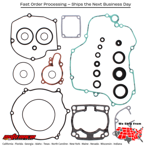 Complete Gasket Set With Oil Seals Kawasaki Kx125 03-05