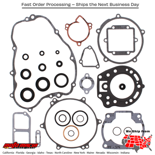 Complete Gasket Set With Oil Seals Kawasaki Kdx 200 89-94