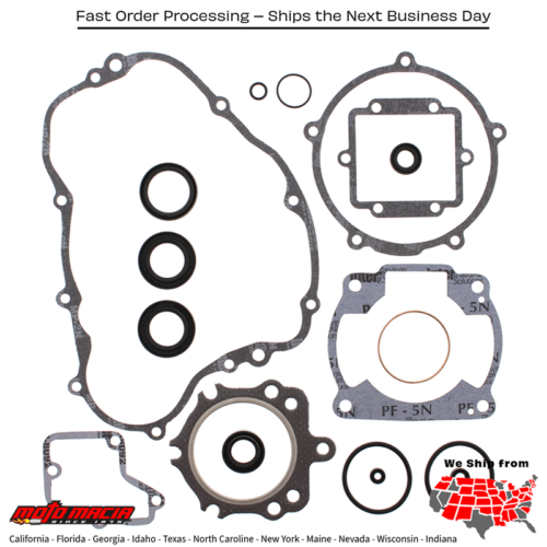 Complete Gasket Set With Oil Seals Kawasaki Kdx 200 86-88