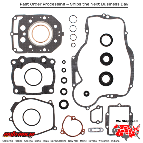 Complete Gasket Set With Oil Seals Kawasaki Kx250 87-88