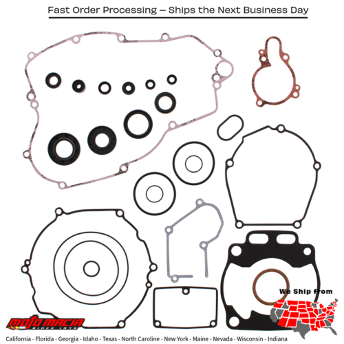 Complete Gasket Set With Oil Seals Kawasaki Kx250 05-07