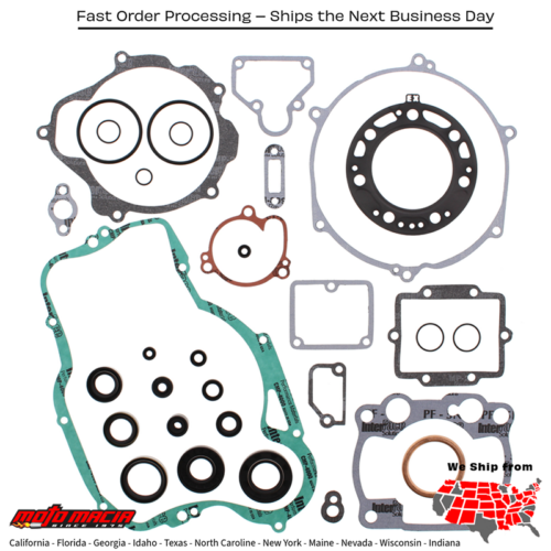 Complete Gasket Set With Oil Seals Kawasaki Kx250 93-96