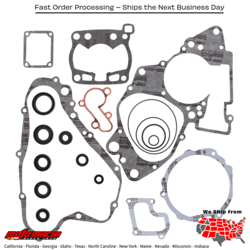 Complete Gasket Set With Oil Seals Suzuki Rm80 91-01 8 more