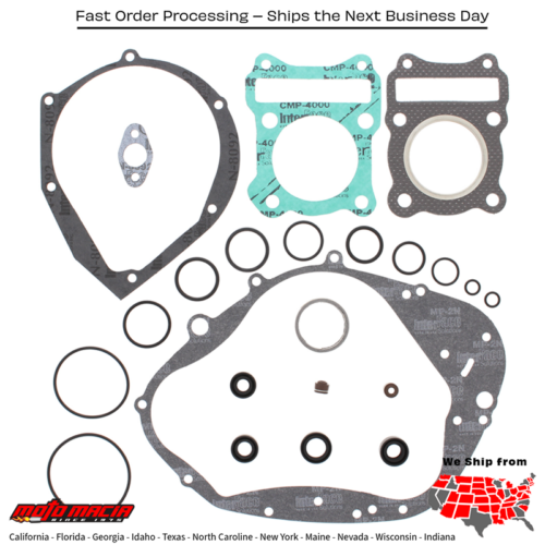 Complete Gasket Set With Oil Seals Suzuki Dr100 83-90 Dr125 82-84 Suzuki