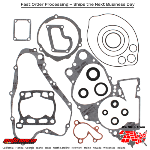Complete Gasket Set With Oil Seals Suzuki Rm125 90-90
