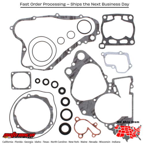 Complete Gasket Set With Oil Seals Suzuki Rm125 91-91