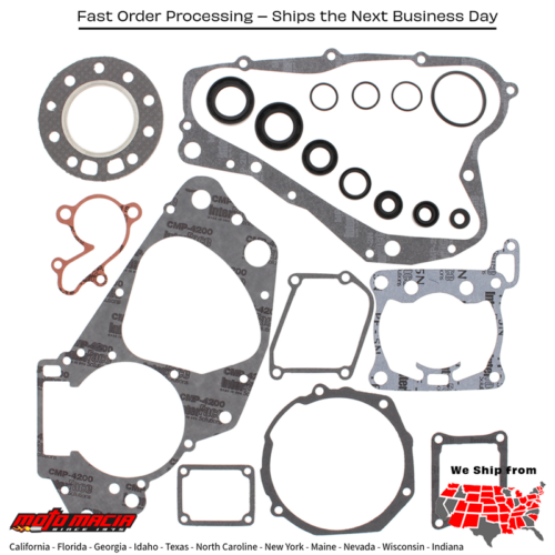 Complete Gasket Set With Oil Seals Suzuki Rm125 87-88