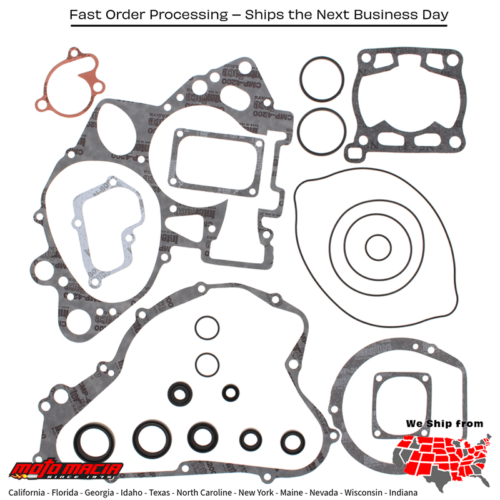Complete Gasket Set With Oil Seals Suzuki Rm125 92-97