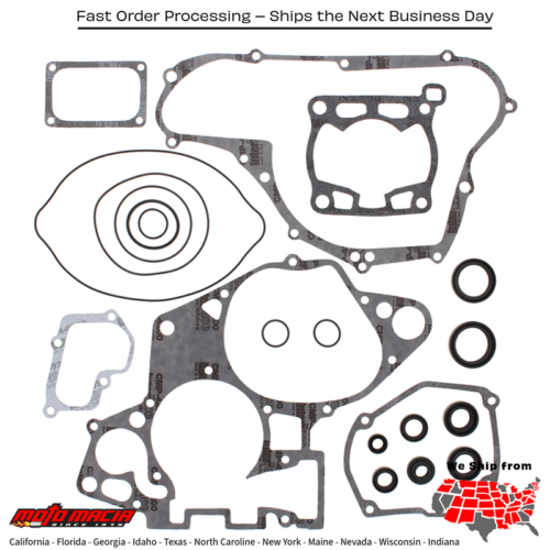 Complete Gasket Set With Oil Seals Suzuki Rm125 98-00