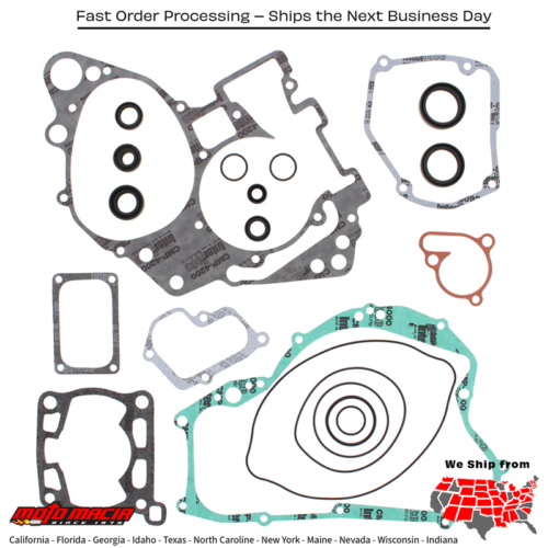 Complete Gasket Set With Oil Seals Suzuki Rm125 01-03