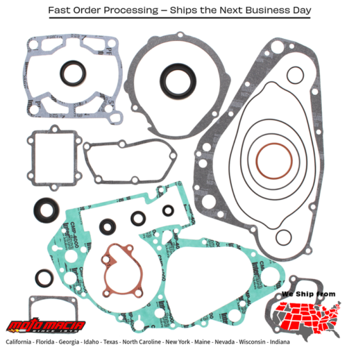 Complete Gasket Set With Oil Seals Suzuki Rm250 91-91