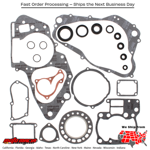 Complete Gasket Set With Oil Seals Suzuki Rm250 87-88