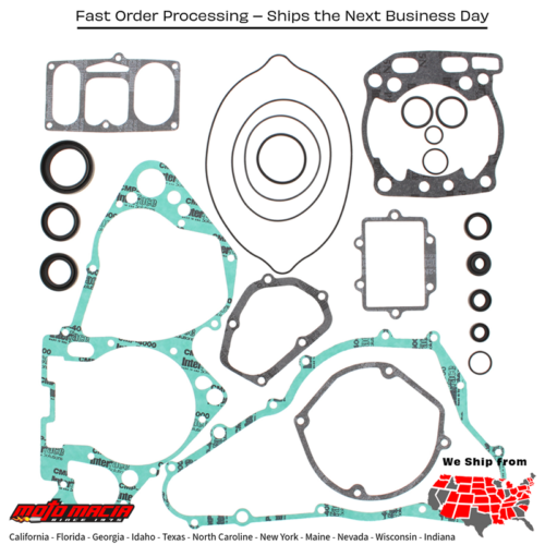Complete Gasket Set With Oil Seals Suzuki Rm250 96-98