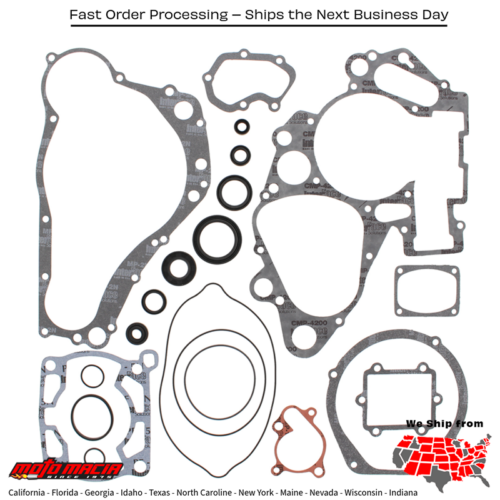 Complete Gasket Set With Oil Seals Suzuki Rm250 94-95