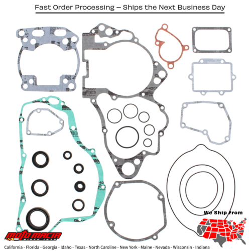 Complete Gasket Set With Oil Seals Suzuki Rm250 02-02