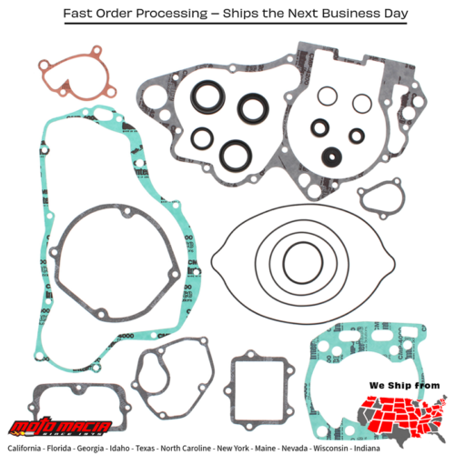 Complete Gasket Set With Oil Seals Suzuki Rm250 06-08