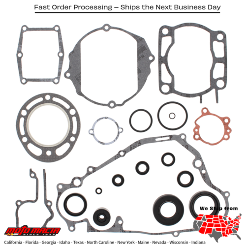 Complete Gasket Set With Oil Seals Yamaha Yz250 83-85