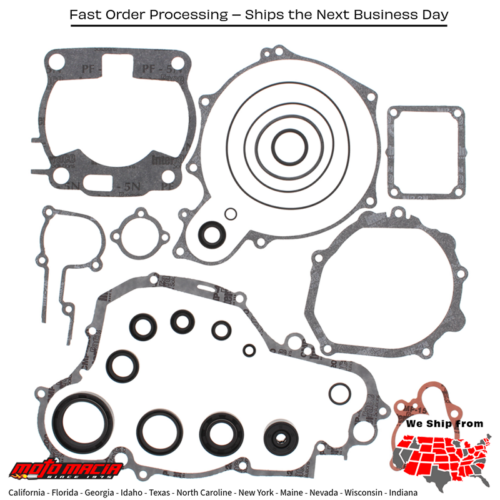 Complete Gasket Set With Oil Seals Yamaha Yz250 90-91