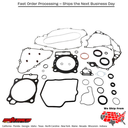 Complete Gasket Set With Oil Seals Honda Crf450rx 17-18 Crf450r 17-18