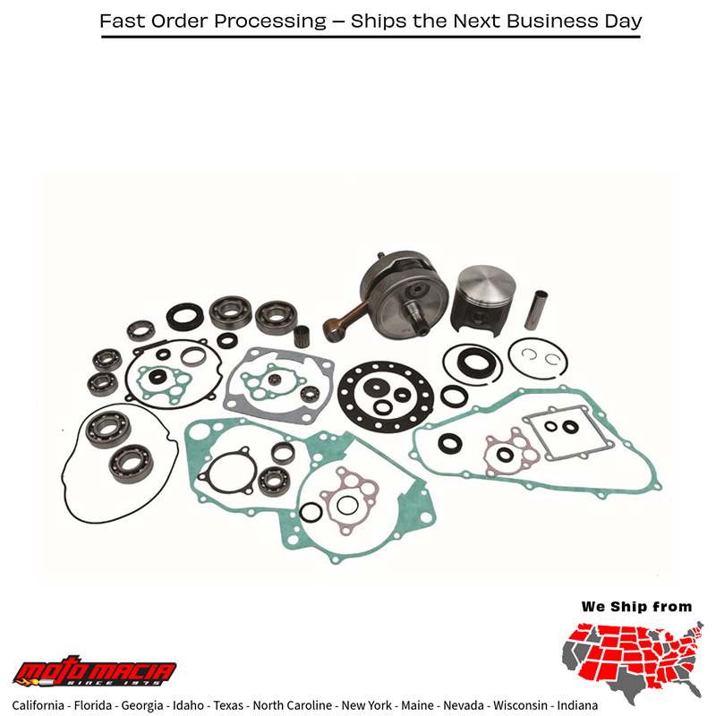 Complete Engine Rebuild Kit Os Piston +1.0mm Honda CR500R 89-01